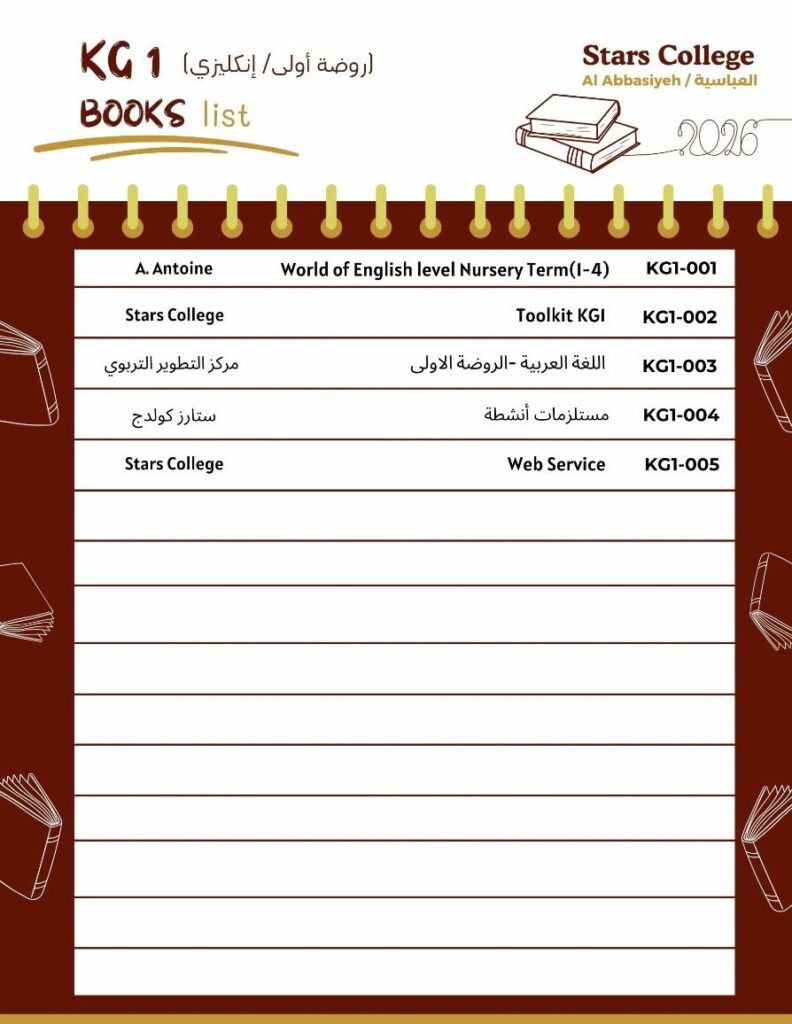 KG1 Books list