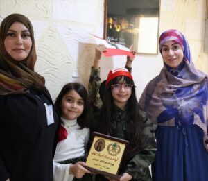Stars College students visiting the Lebanese Army Barracks for Independence Day.