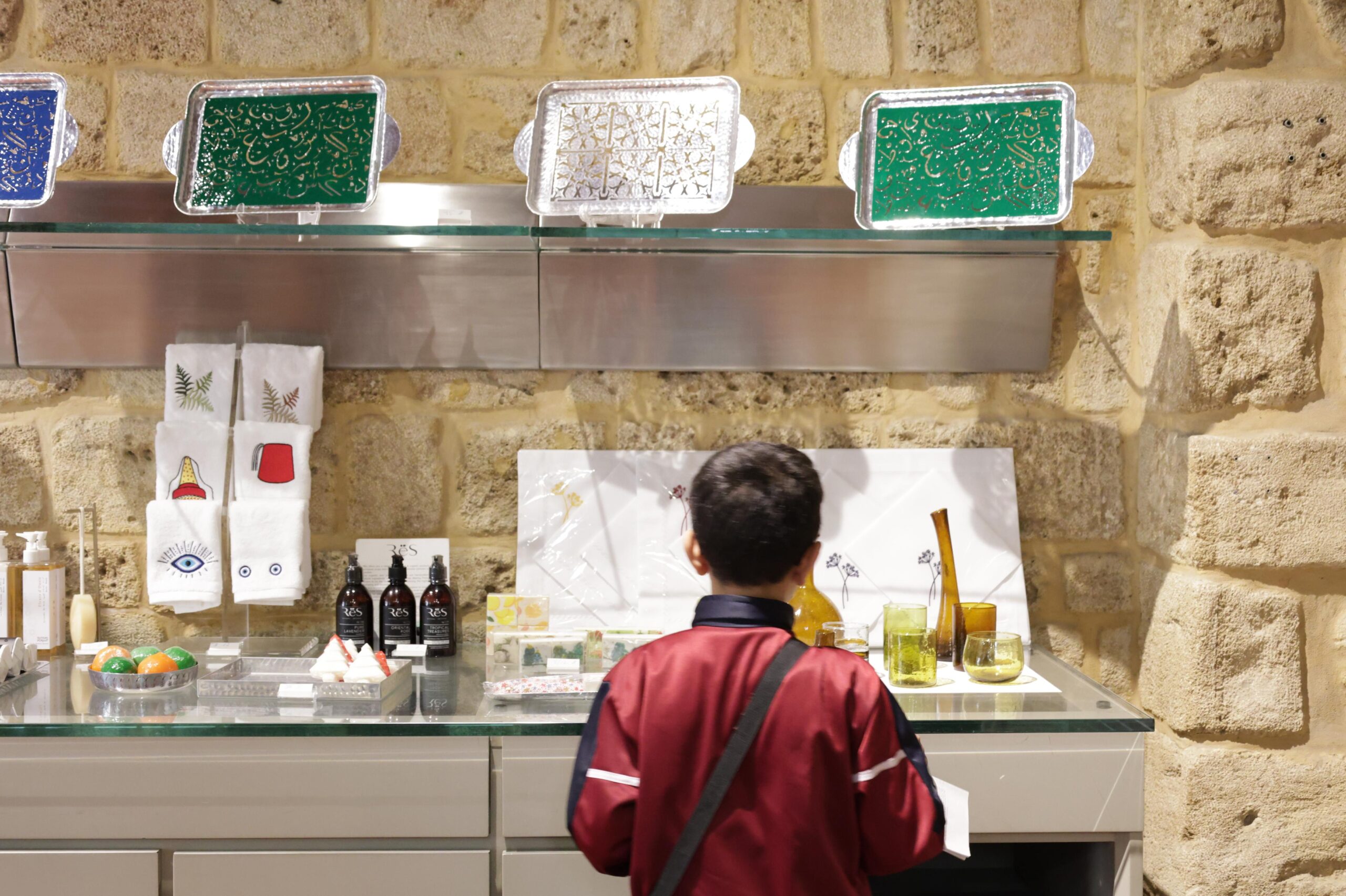 Students from Stars College visiting the Soap Museum in Saida.