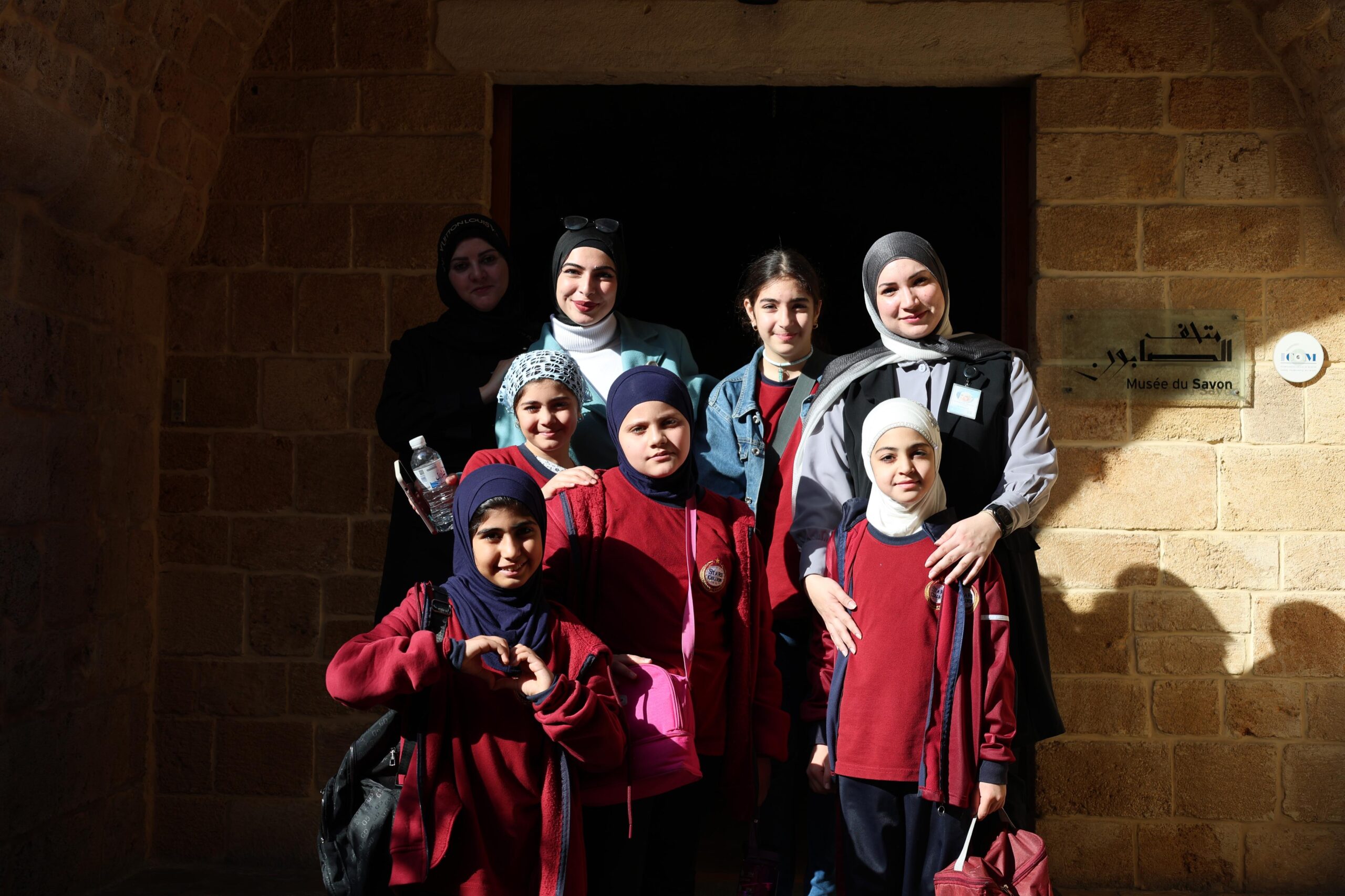 Students from Stars College visiting the Soap Museum in Saida.