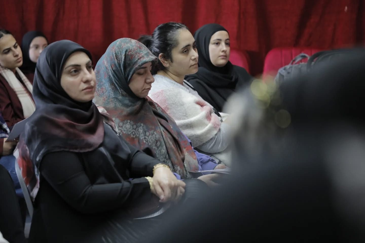 Community members gathered during a health awareness session at Stars College