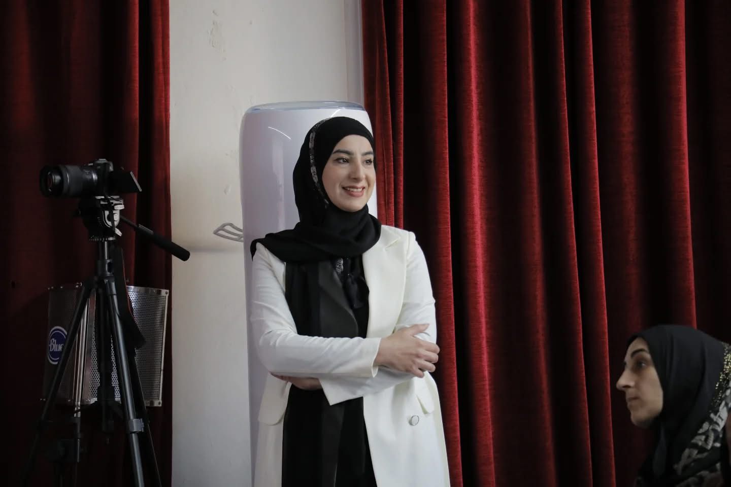 Community members gathered during a health awareness session at Stars College