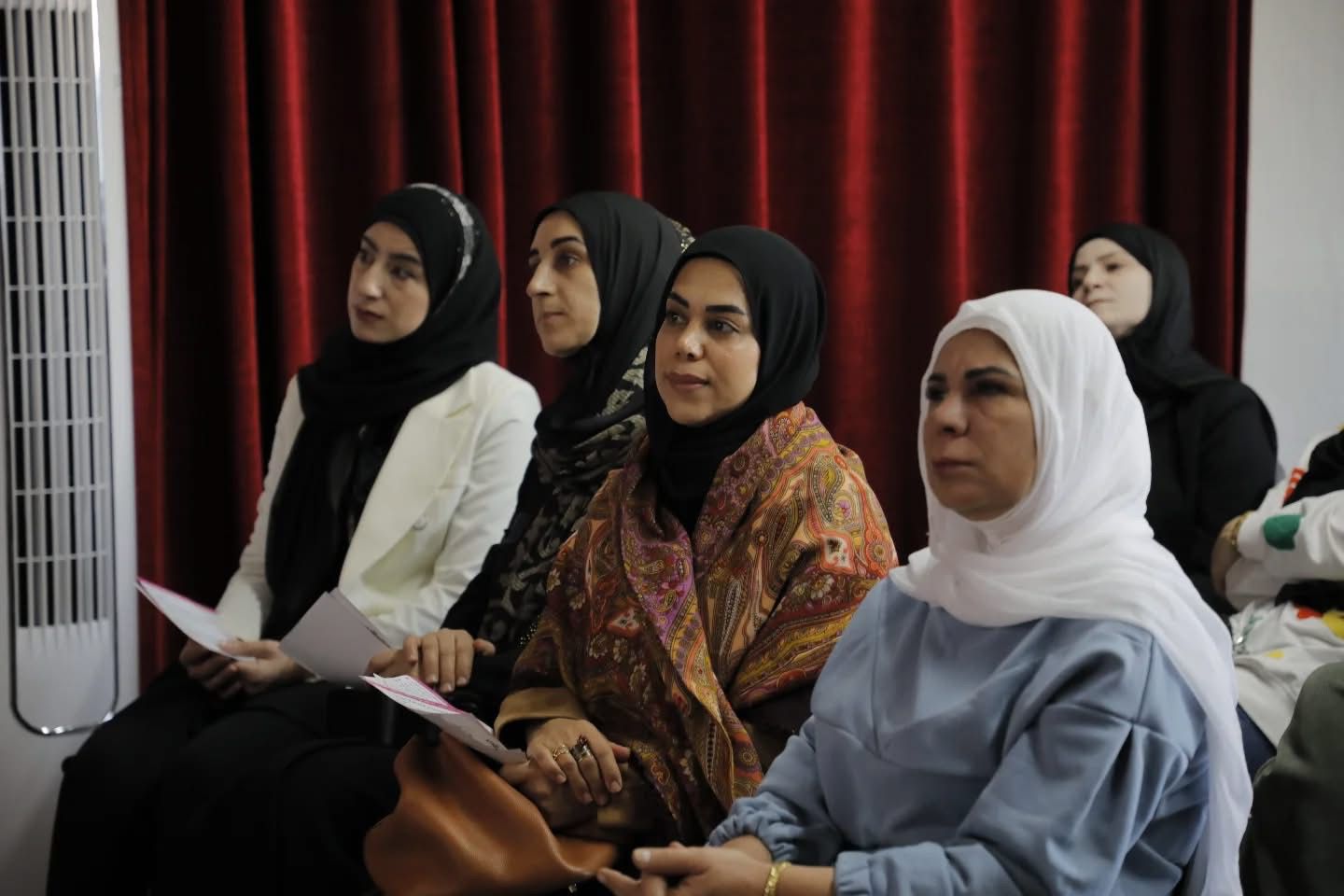 Community members gathered during a health awareness session at Stars College