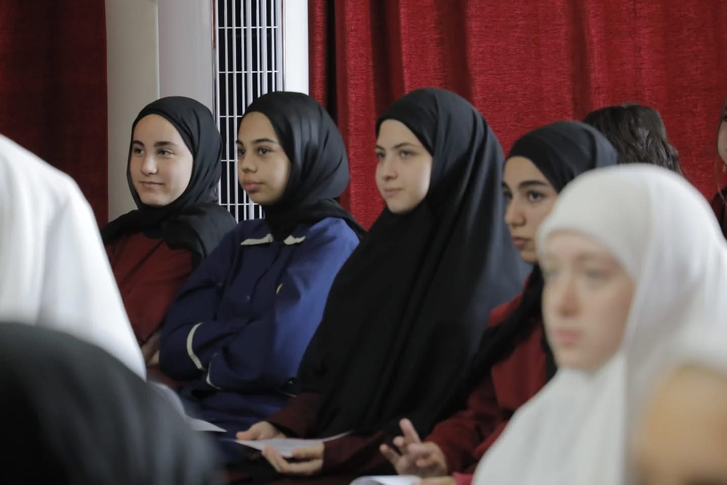 Community members gathered during a health awareness session at Stars College